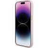 Guess GUHCP15SSMBSLP iPhone 15 / 14 / 13 6.1 różowy/pink hardcase Silicone Script Metal Logo & Frame